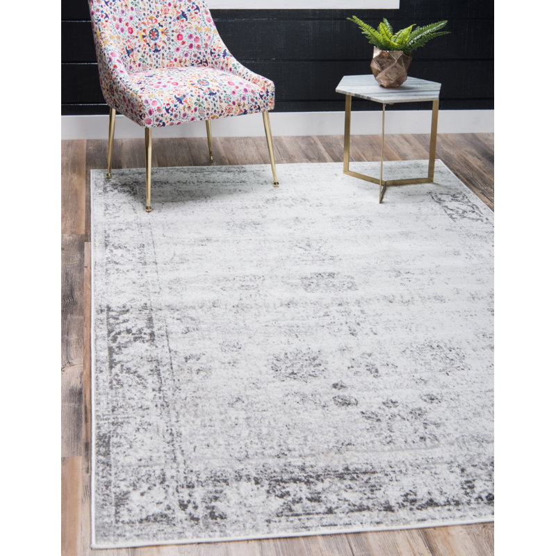 Mistana Brandt Gray/Beige Area Rug & Reviews Wayfair